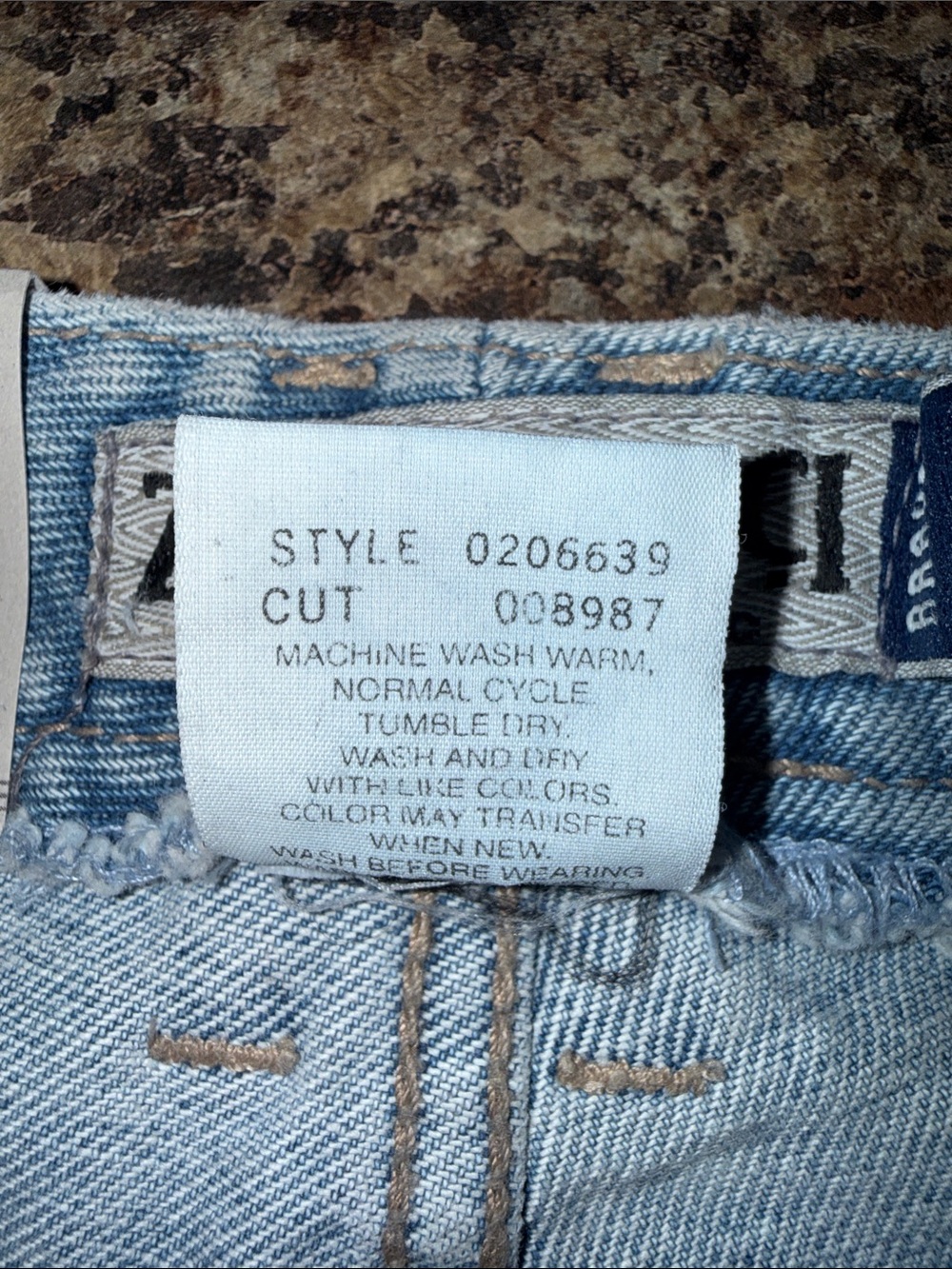 Z. Cavaricci Vintage Y2K Hipster Low Rise Medium Wash Denim Shorts Sz 27 NWT! - Picture 11 of 15